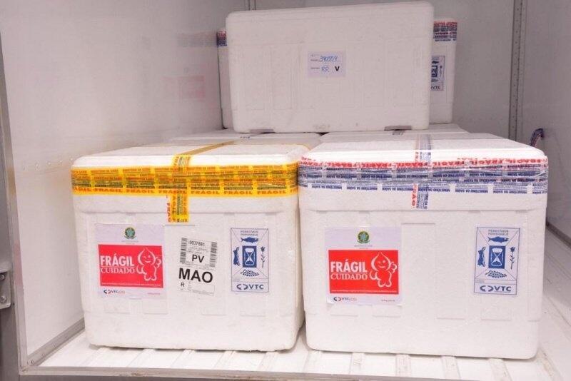 Este é o maior lote de vacinas que Roraima deve receber, desde o início da distribuição das vacinas pelo Ministério da Saúde (Foto: Ascom Sesau)