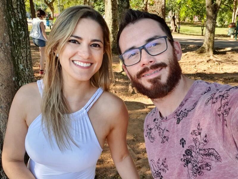 Marlon ficou admirado com Deysdre desde o momento em que a viu do lado de fora do cinema. (Foto: Arquivo Pessoal)