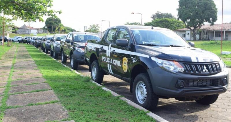 Já foram compradas 14 viaturas para a Polícia Civil que em breve serão entregues (Foto: Reprodução/Ascom Jhonatan de Jesus)