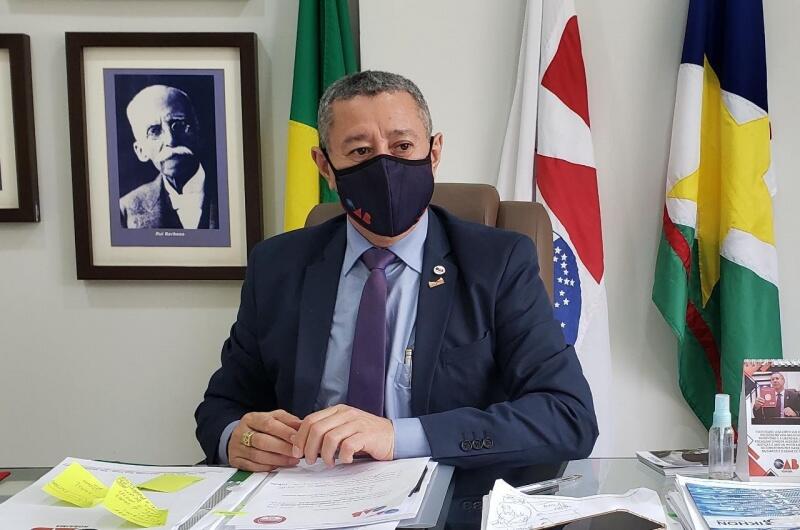 Ednaldo Gomes Vidal, presidente da PAB-RR (Foto: Ascom OAB-RR)