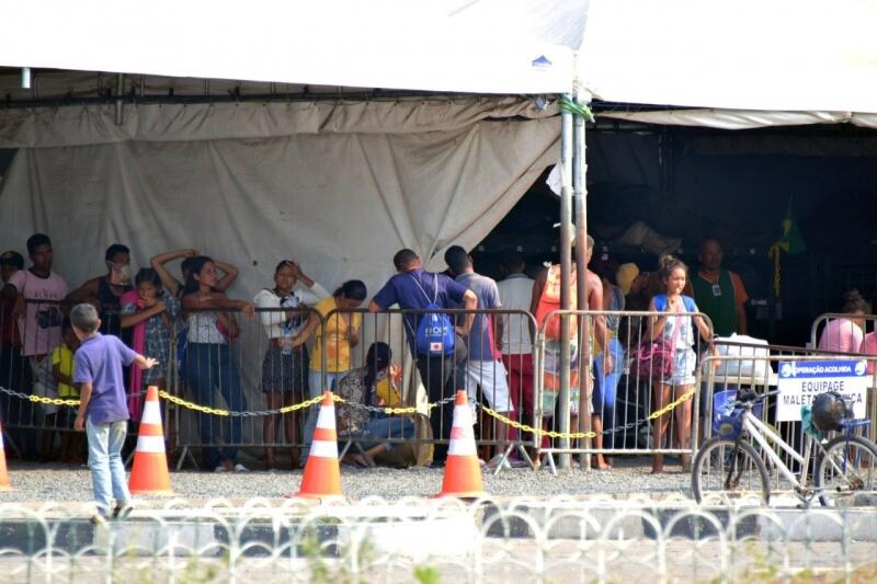 Até a última sexta-feira, a população abrigada era de quase 8 mil pessoas
