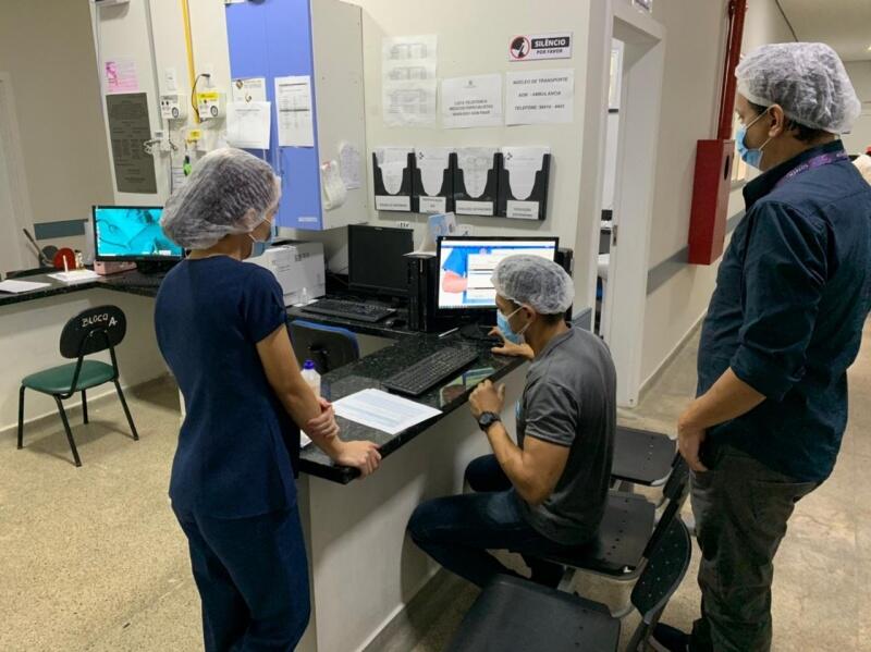 Procedimento começou a ser iniciado no Bloco B do HGR (Foto: SecomRR)