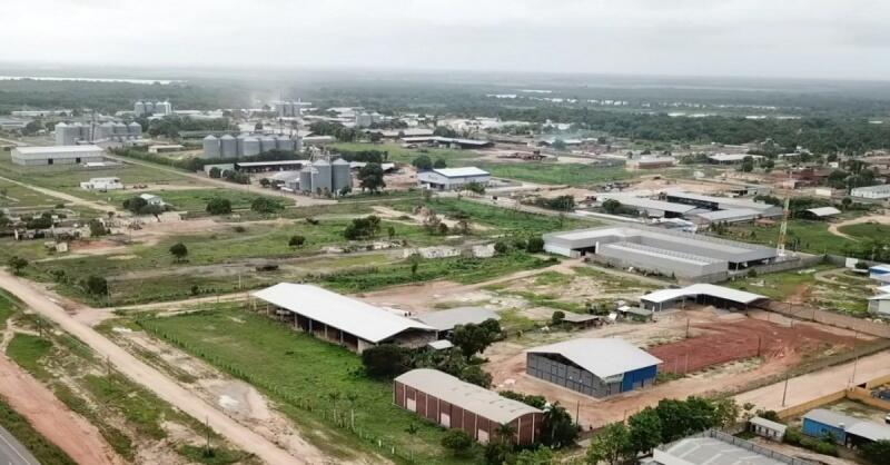 Distrito Industrial abriga cerca de 150 empresas de Roraima. (Foto: Seplan-RR)