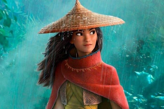 Neste filme da Disney, a corajosa guerreira Raya e seus amigos se veem cercados de inimigos (Foto: Divugação)