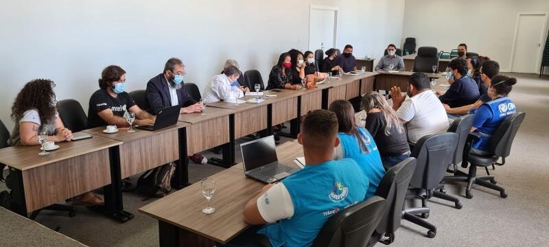 Participaram do Unicef; OIM; UNHCR; ACNUR; AVSI-Brasil; Polícia Federal; Vara da Infância de Juventude; Conselho Tutelar; a DPE e DPU (Foto: Ascom/DPERR)                 