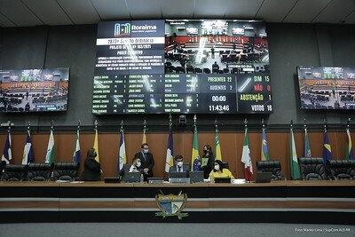 Sessões ordinárias, quando ocorre a votação de projetos, serão realizadas às terças e quartas (Foto:Supcom Alerr)