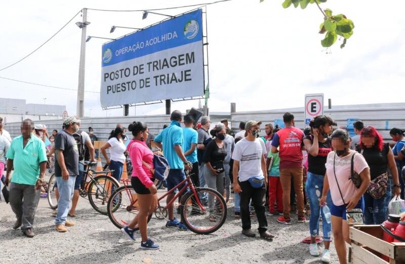 Operação Acolhida é organizada pelo Exército Brasileiro (Foto: Nilzete Franco)