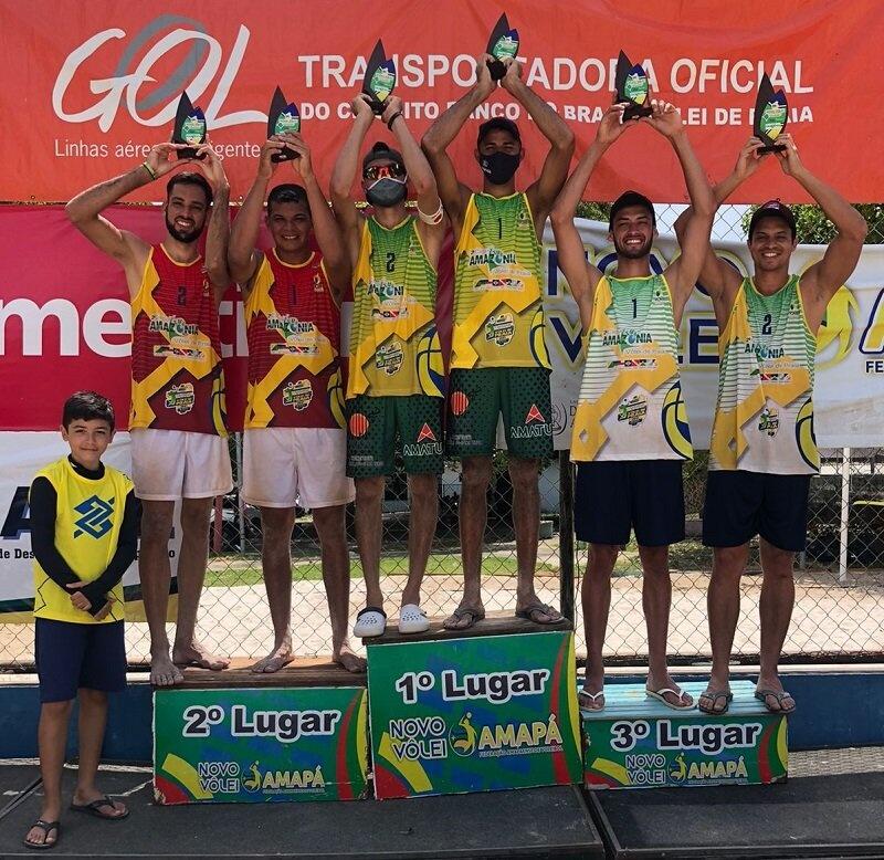 Dupla Kaio e Sheldon sobem ao lugar mais alto do pódio na etapa do Amapá (Foto: Divulgação)