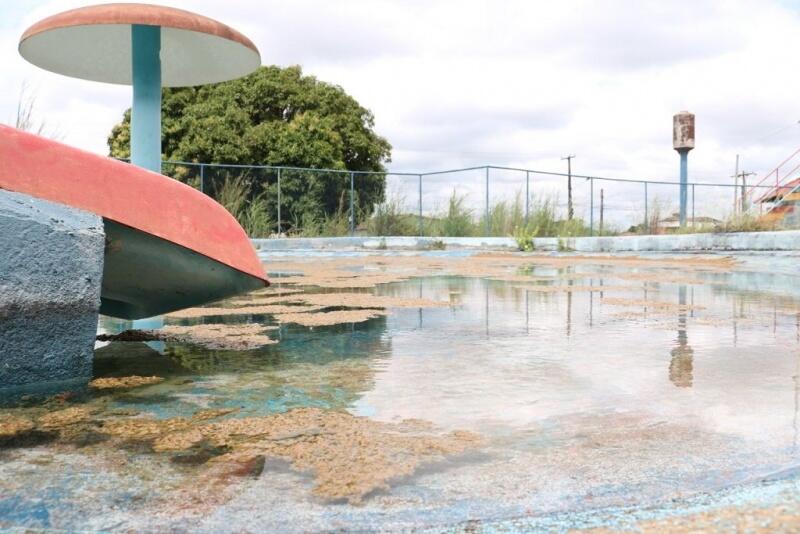Secretaria de Educação informou que os parques aquáticos estão inclusos no programa de recuperação dos prédios públicos (Foto: Nilzete Franco/FolhaBV)