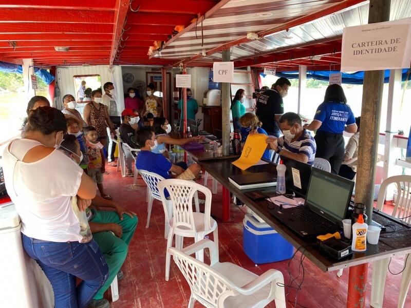 Com uma população de aproximadamente 4 mil pessoas, a região possui infraestrutura e acesso a serviços limitados, por isso a importância de uma ação itinerante na região (Foto: TJRR)