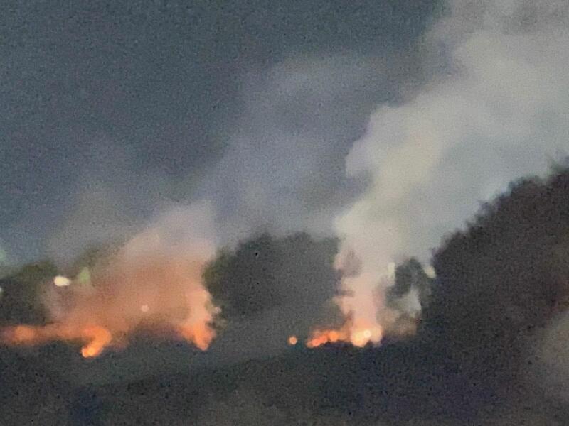 Incêndio ocorreu em área do bairro São Bento (Foto: Divulgação)