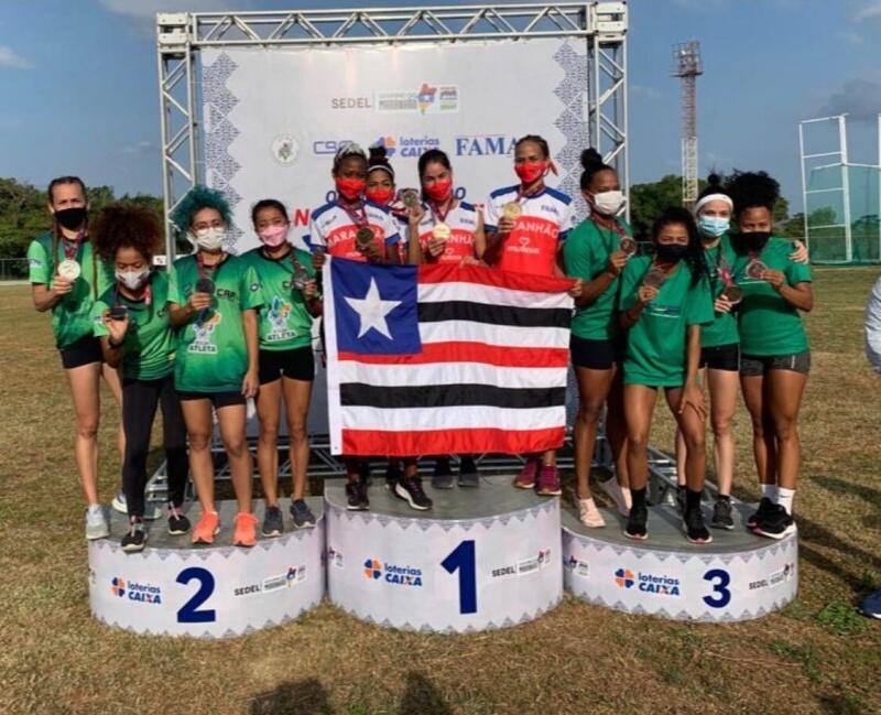 Quarteto feminino protagonizou feito inédito para o atletismo roraimense (Foto: Divulgação)