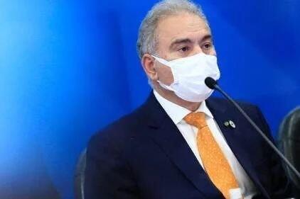 Ministro da Saúde, Marcelo Queiroga, fez anúncio em redes sociais (Foto: Divulgação)