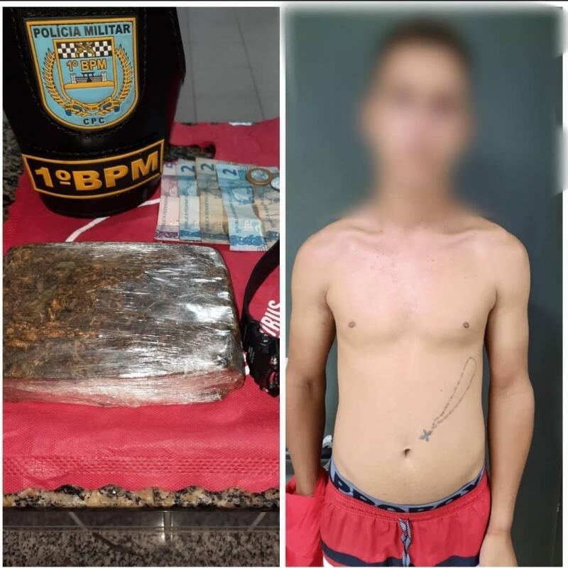 Diante do fato foi dado voz de prisão ao mesmo e feita condução ao 5° Distrito Policial para procedimentos legais da autoridade policial.(Foto: Divulgação)