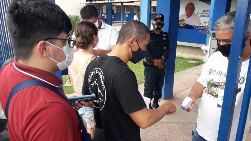 As provas ocorreram em 2 períodos distintos de aplicação (Foto: Nilzete Franco/FolhaBV)