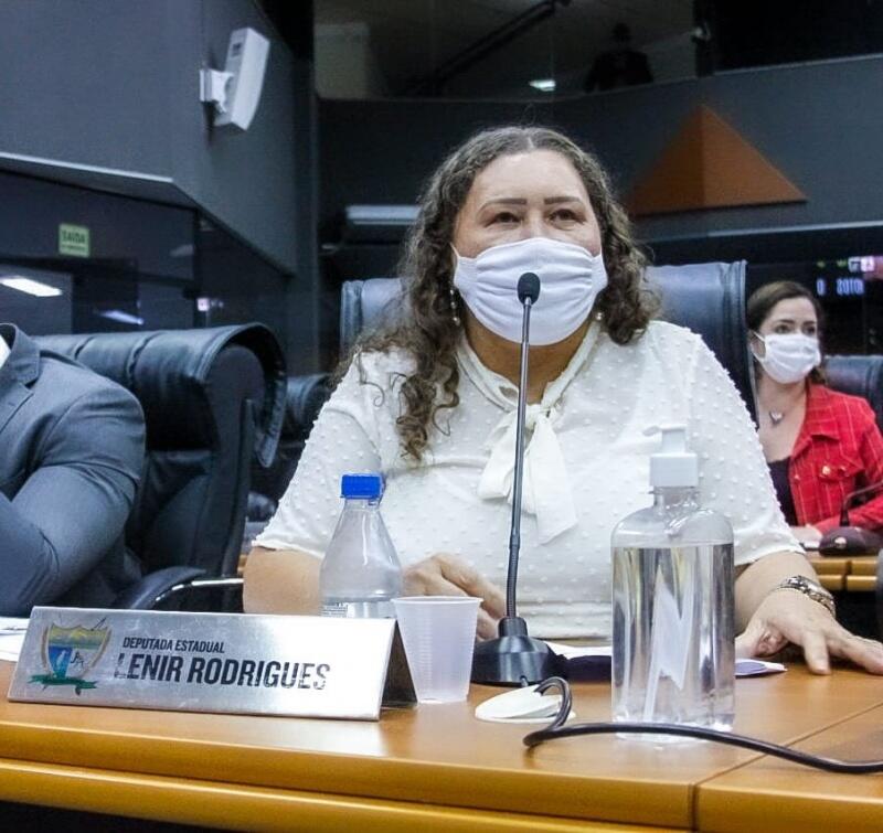 A lei é de autoria da deputada Lenir Rodrigues (Foto: Ascom Parlamentar)