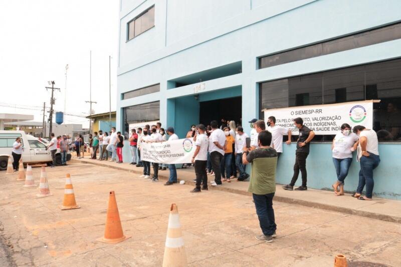 A principal reivindicação é a permanência do coordenador Rômulo Pinheiro, que pediu exoneração na última semana. (Foto: Nilzete Franco Folha BV)