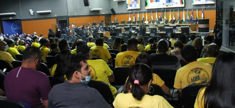 O debate foi proposto e mediado pelo primeiro-secretário da Casa, deputado Jeferson Alves (PTB) (Foto: Ascom/ALE/RR)