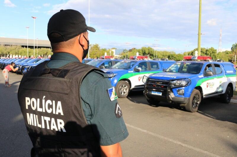 Foram entregues 120 viaturas, que atenderão os bairros de Boa Vista e o Interior do Estado. (Foto: Nilzete Franco Folha BV)