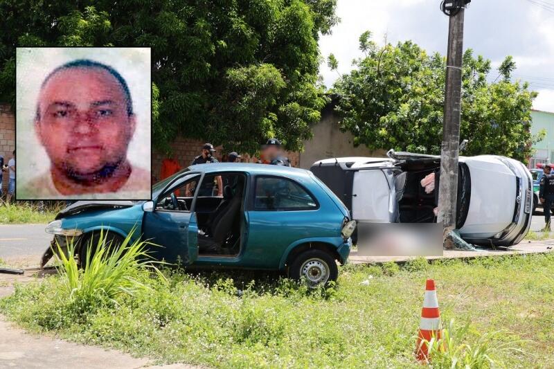 Francisco Alencar Lopes conduzia a Saveiro quando foi atingido pelo veículo Corsa (Foto: Nilzete Franco/FolhaBV)