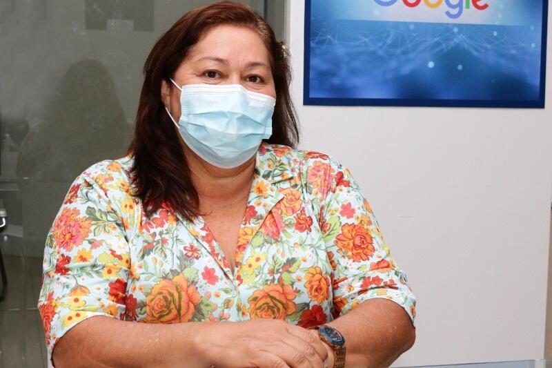 Prefeita de Mucajaí, Eronildes Gonçalves, em entrevista à FolhaBV Prefeita de Mucajaí, Eronildes Gonçalves, em entrevista à FolhaBV