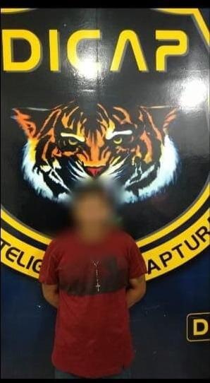 Diante dos fatos, o foragido foi encaminhado à sede da Dicap para as providências cabíveis. (Foto: Divulgação)