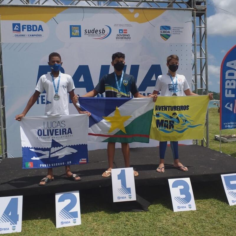 Joan Penaloza garantiu o primeiro lugar Brasileiro Infantil 2 nas provas de 5 km e 10 km (Foto: Divulgação)