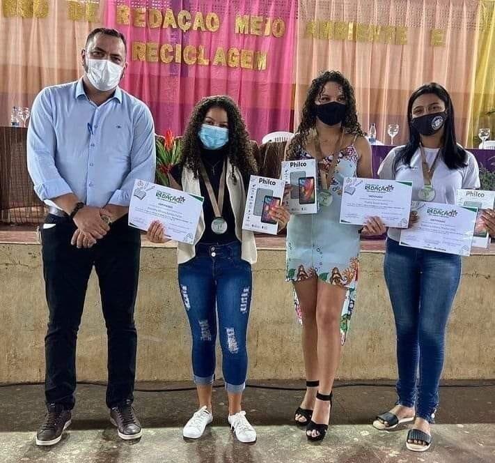 Ennatha Milany Gomes, Thalita Souza Santos e Raillany Milena Rocha Lima, respectivamente, conquistaram as primeiras colocações
