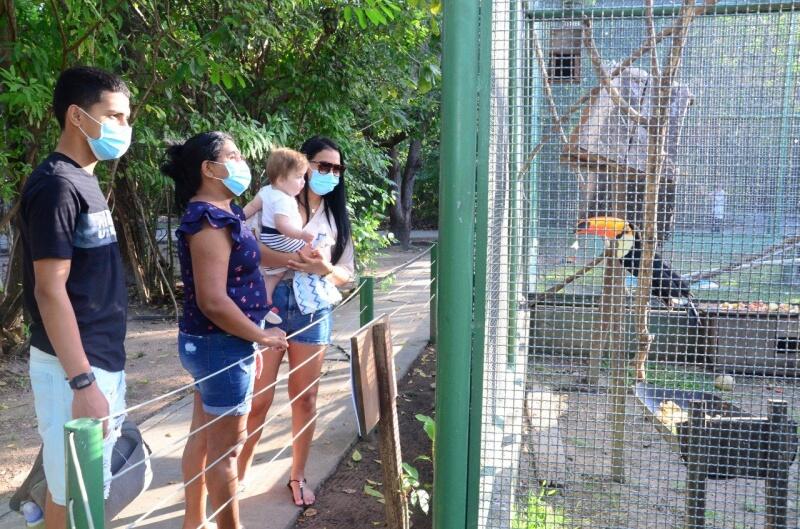 O visitante terá o contato com diversos animais que representam a fauna da região Norte (Foto: Nilzete Franco/FolhaBV)