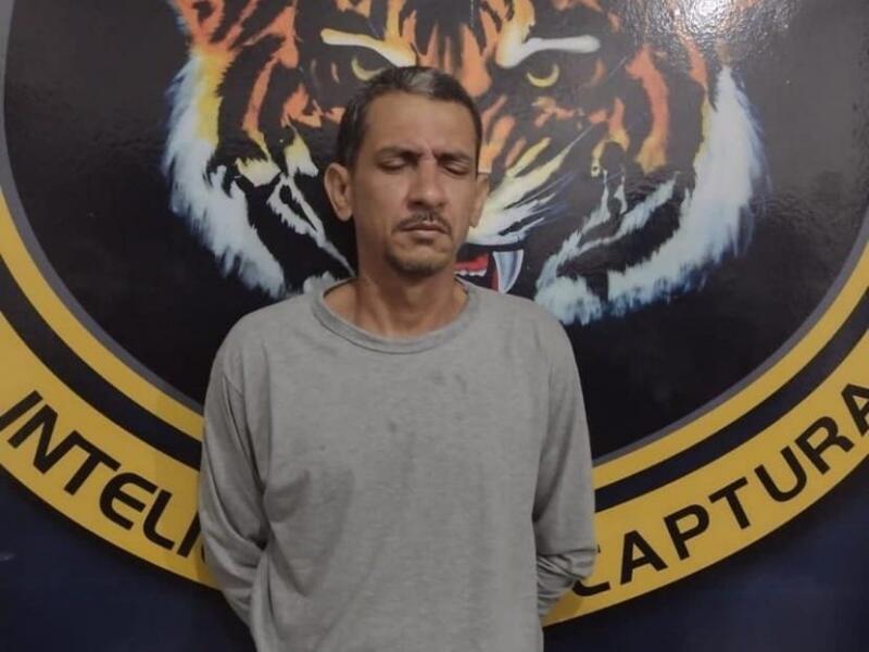 Ao ser realizada a abordagem e busca pessoal não foi encontrado nada ilícito, porém ao fazer a consulta via Divisão de Inteligência e Captura foi constatado que Santos estava em descumprimento de prisão albergue domiciliar. (Foto: Divulgação)