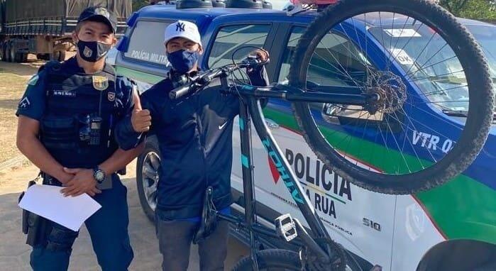 A bicicleta foi reconstituída ao proprietário. (Foto: Divulgação)