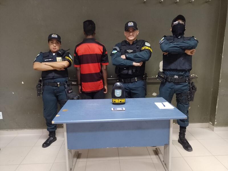 O adolescente a vítima foram encaminhados a Delegacia de Polícia para as providências cabíveis. (Foto: Divulgação)