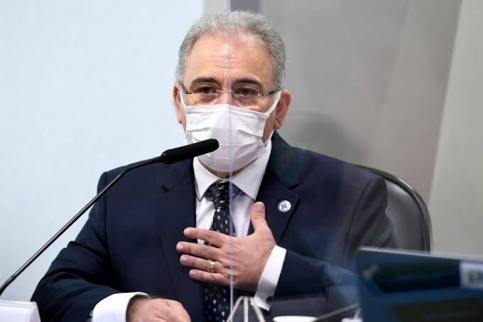 A declaração foi dada durante o recebimento do primeiro lote de vacinas pediátricas da Pfizer, que chegou ao país nessa quinta-feira, 13. (Foto: Divulgação)