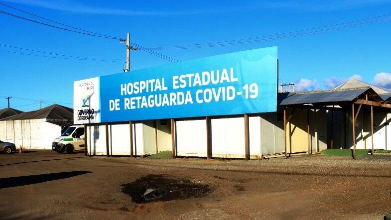 O Hospital Estadual de Retaguarda Covid-19, no bairro 13 de Setembro (Foto: Nilzete Franco/FolhaBV)
