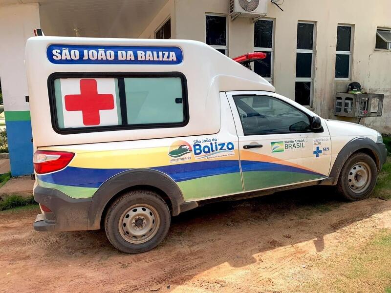 Conforme o morador, a ambulância não estaria atendendo as demandas de deslocamentos da região por falta de um pneu (Foto: Arquivo pessoal)