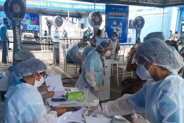 Mobilização pela vacinação contra covid-19 atingiu todas as capitais da Região Norte (Foto: Divulgação/Ministério da Saúde)