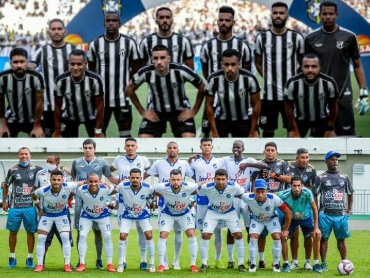 Ceará e São Raimundo medirão forças na Copa do Brasil 2022 (Foto: Ceará Oficial e Hélio Garcias)