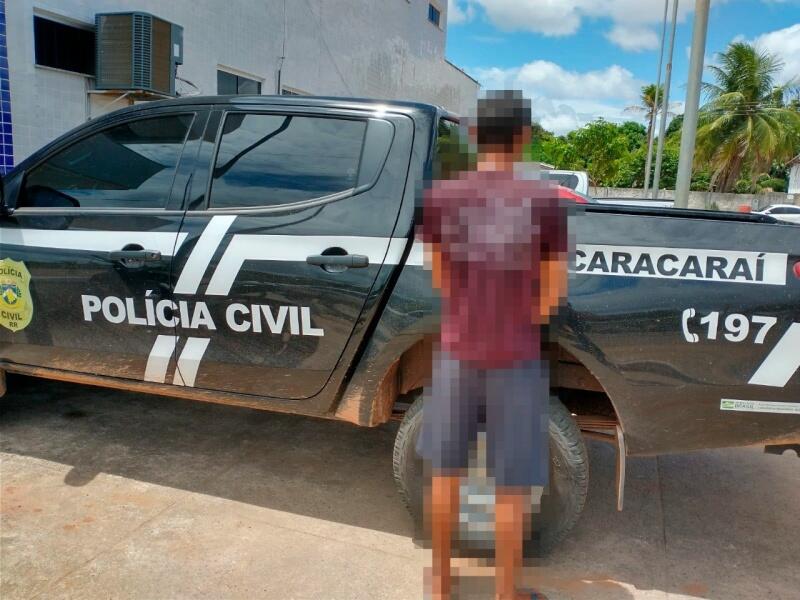 L. C. L colaborou com a ação policial e não resistiu à prisão. (Foto: Divulgação)