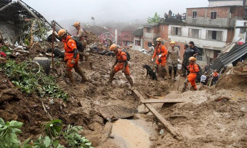 Sede do MPRJ foi alagada durante o temporal, mas uma equipe de manutenção já foi enviada ao local (Foto: Divulgação/Reuters)