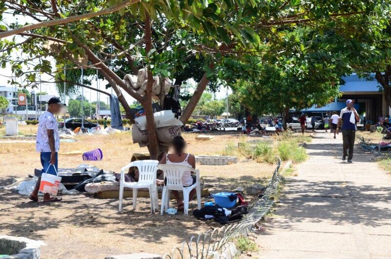 Só nas ruas de Boa Vista e Pacaraima, eram 831 migrantes venezuelanos (Foto: Nilzete Franco/FolhaBV)