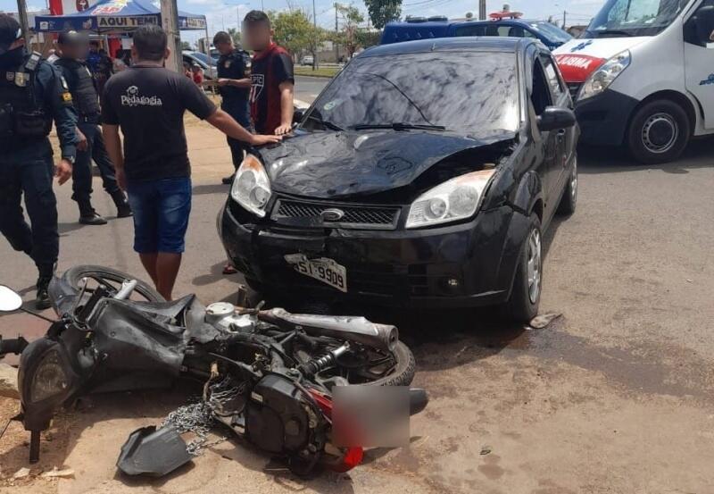 Uma equipe do Samu realizou os primeiros socorros na vítima, que não resistiu e morreu no Hospital da Criança (Foto: Divulgação) Uma equipe do Samu realizou os primeiros socorros na vítima, que não resistiu e morreu no Hospital da Criança (Foto: Divulgação)