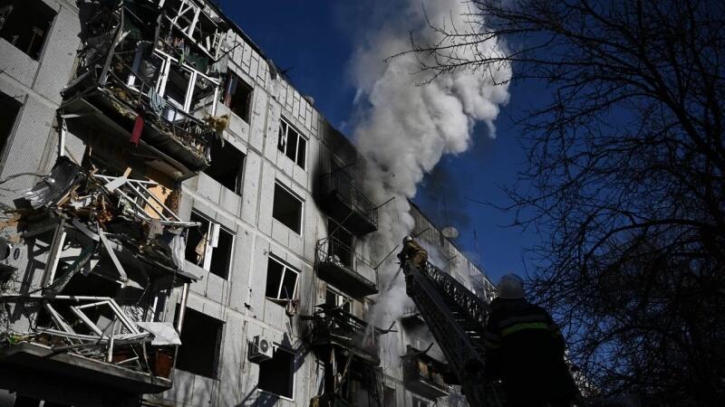 As Forças Armadas da Rússia lançaram uma segunda onda de ataques contra cidades ucranianas (Foto: Agência AFP)