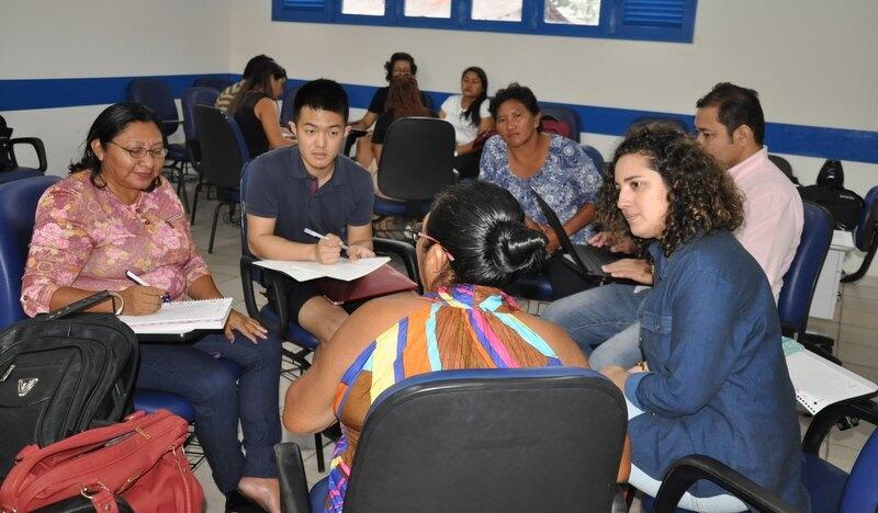 Atividade realizada em parceria com a Universidade de Toronto antes da pandemia (Foto: UFRR)