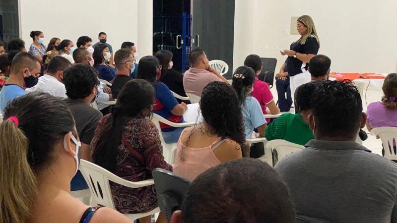 Cuidadores municipais se reuniram no Sitram (Foto: Sitram)