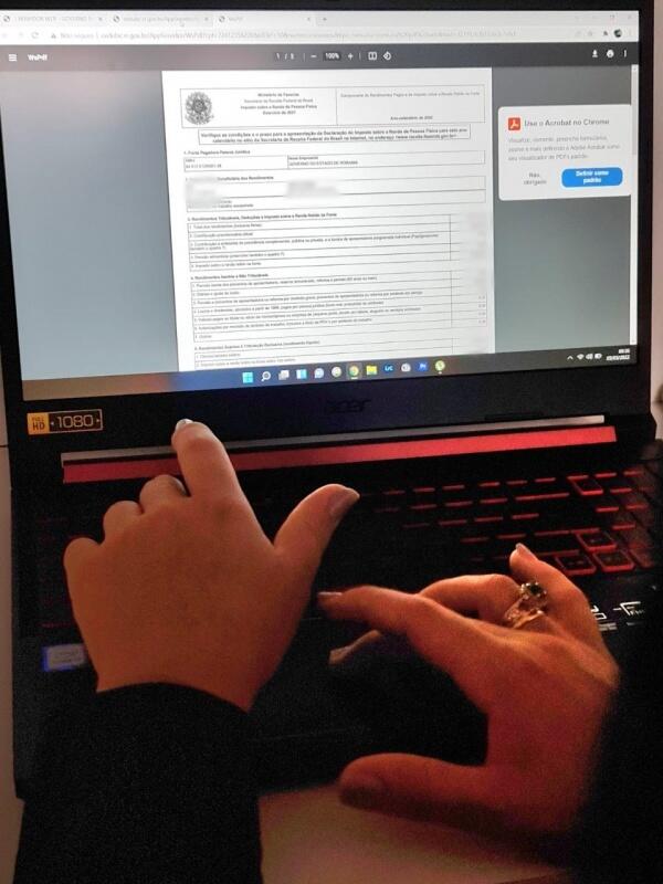 O comprovante de rendimentos é com base no ano de 2021 para fins de declaração do Imposto de Renda 2022, para aqueles contribuintes que receberam até 28.559,70 (Foto: Divulgação)