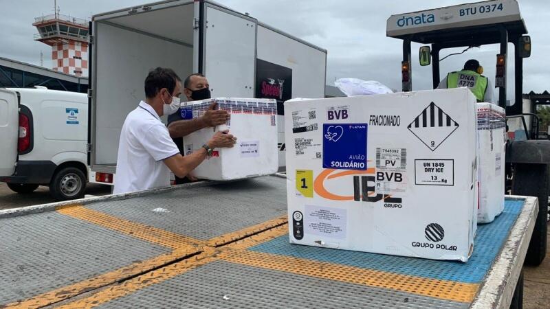 foram enviadas pelo Ministério da Saúde 12.800 doses da vacina Janssen e 4.800 doses da vacina pediátrica da Pfizer ( Foto: Divulgação).