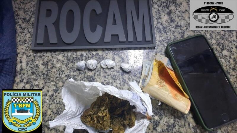Material apreendido e apresentado na Central de Flagrantes (Foto: Divulgação)