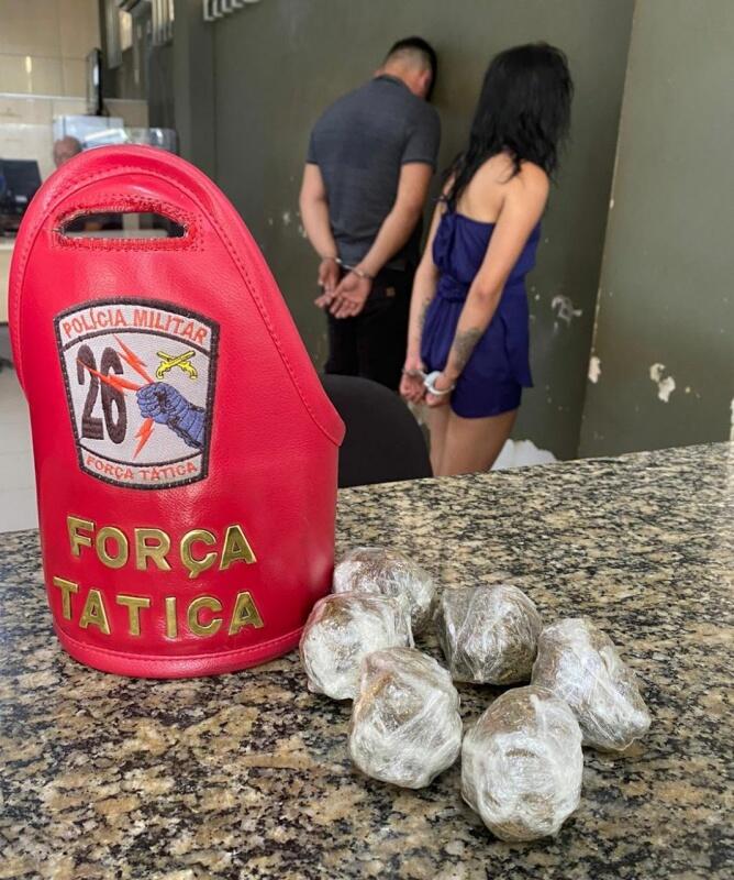 Droga estava nas vestes de A.D.P.P.I., que reagiu a abordagem policial (Foto: Divulgação)