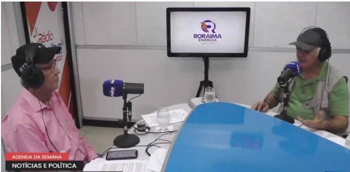 Haroldo Cathedral em entrevista ao Agenda da Semana (Foto: Reprodução)