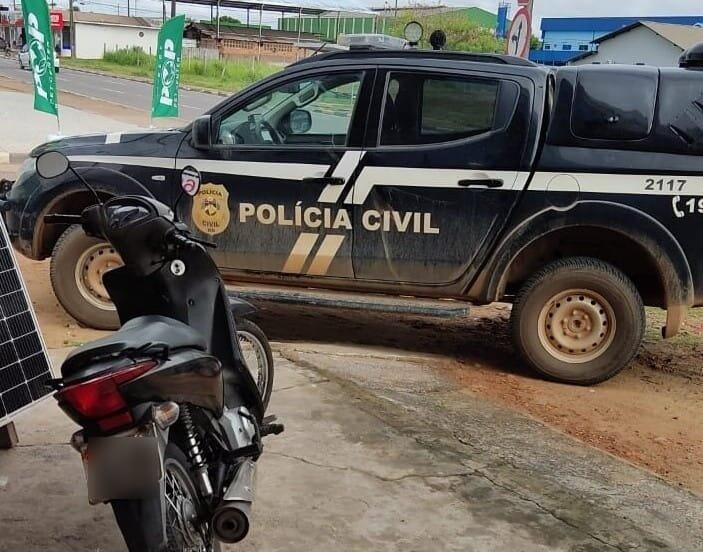 A moto foi furtada no sábado, dia 2, por volta das 14h, após a vítima estacionar frente a um estabelecimento no Centro da cidade e esquecer a chave na ignição (Foto: Divulgação)